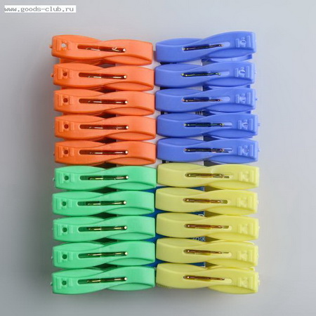 Прищепка бельевая дер. 12шт. 311378 Скр.