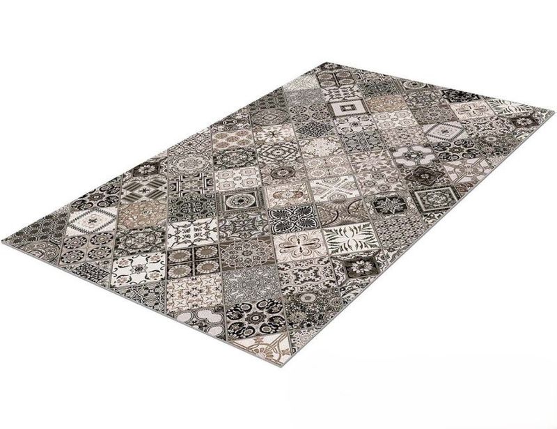 Коврик напольный  SH Icarpet PRINT 40*60 "Плитка Тоскана" влаговп. 833283 (мультиколор) Ш