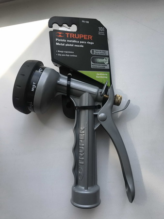 Пистолет поливочный PR-108 17481/1 (8 реж.)+коннектор