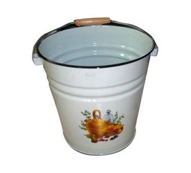 Ведро эмал. 12л. б/крышк. 1с27 с/д Чер.