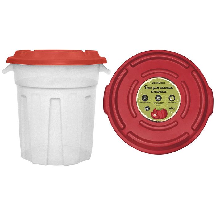 Бак д/солений 60л. ПЦ7300 (прозрачный)