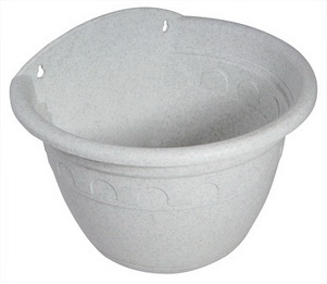 Кашпо КОЛЫВАНЬ настен. d20см. С112М (мрамор) Мар.