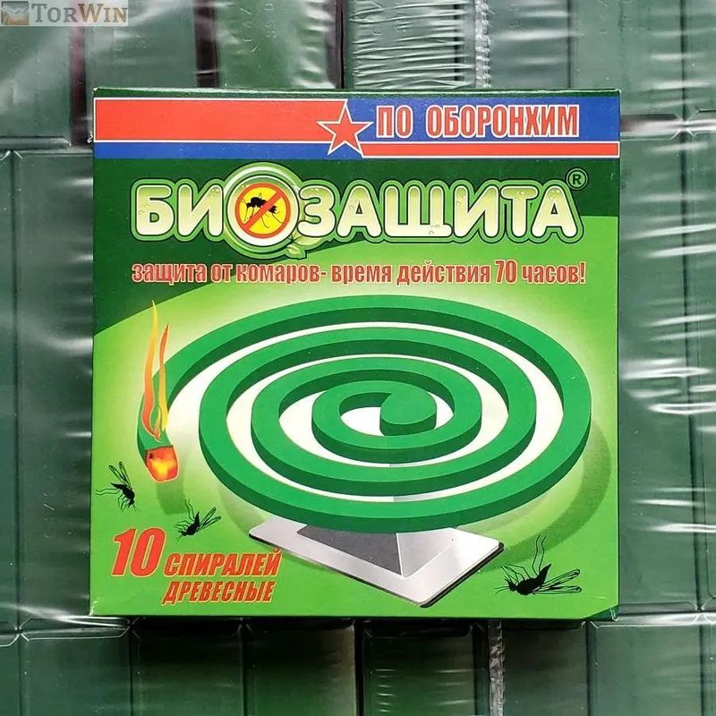 Спирали от комаров ДОХС 004 (10шт) 60 часов (черный) (Оборонхим)