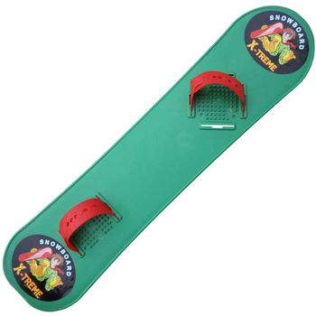 Сноуборд пласт. детск 2943-00 с упрощ. крепл. (черные) Ковров