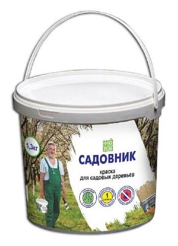 Краска д/садовых деревьев 1,2кг. (ведро) Фаско