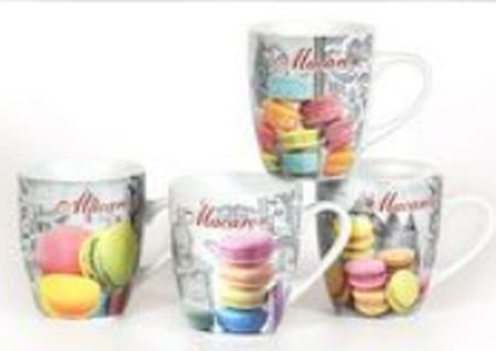 Кружка Бочка "Макаруны"340мл. (R03/601J) 001237 (48шт/кор.) КС