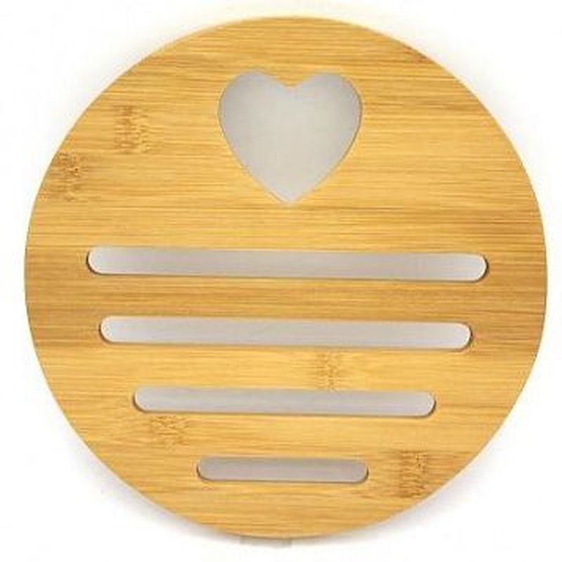 Подставка под горячее КТ-ПС-10 (14*14см) №2 бамбук