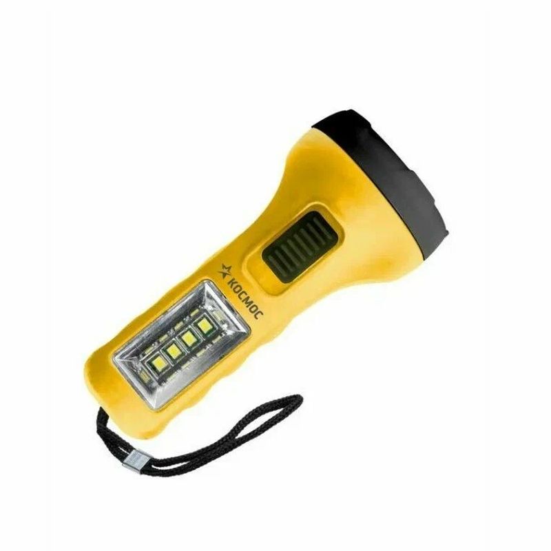 Фонарь Космос 119B 0,5Вт. LED+4SMD (1Вт) ремешок ручной