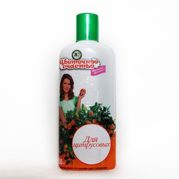 Удобрение жидкое ЦВЕТОЧНОЕ СЧАСТЬЕ/Цитрус 0,285л. Ф