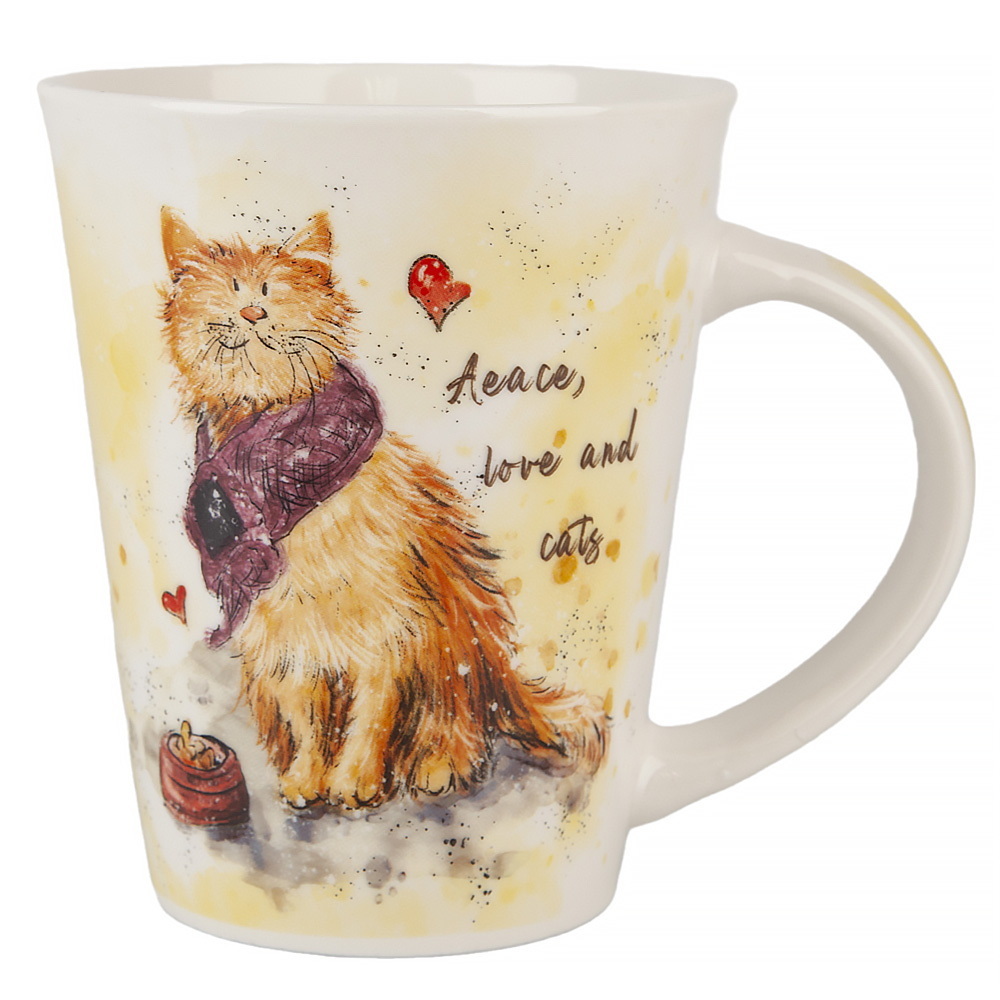 Кружка 1620202-2 "Кошка" 350мл. ЕНС