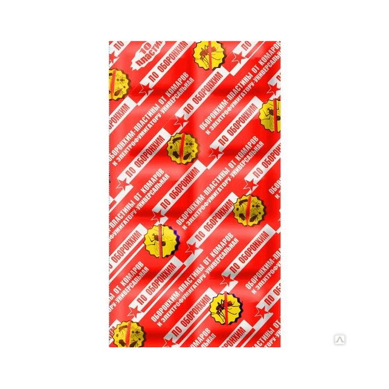 Пластины от комаров ОБОРОНХИМ (красные) (10шт.) 442 .