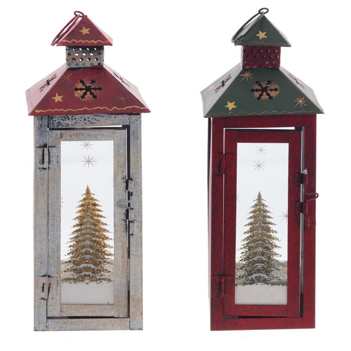 Подсвечник 809112 "Фонарь" (10*10*28см)