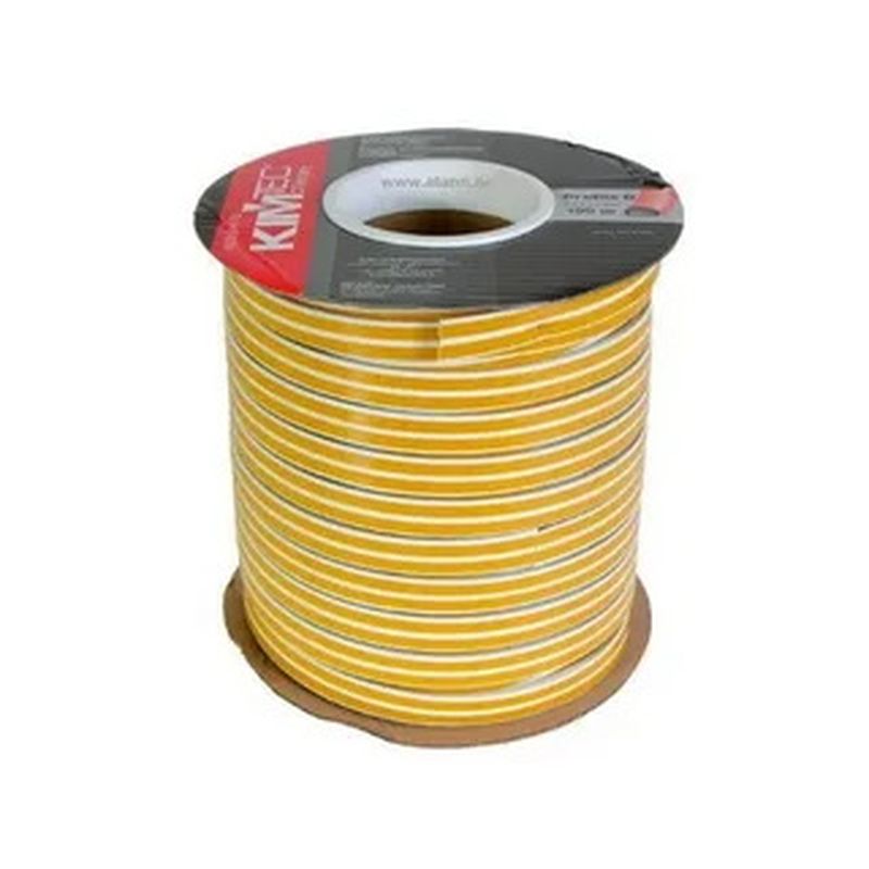 Уплотнитель D-профиль 100м. 9*8мм. Profitrast (серый)