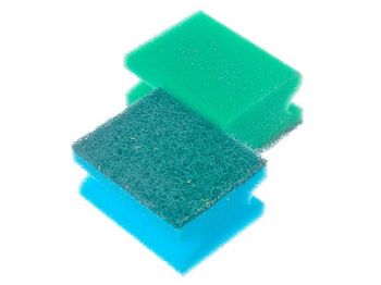 Губка д/посуды TEFLON 2шт. гх047 П