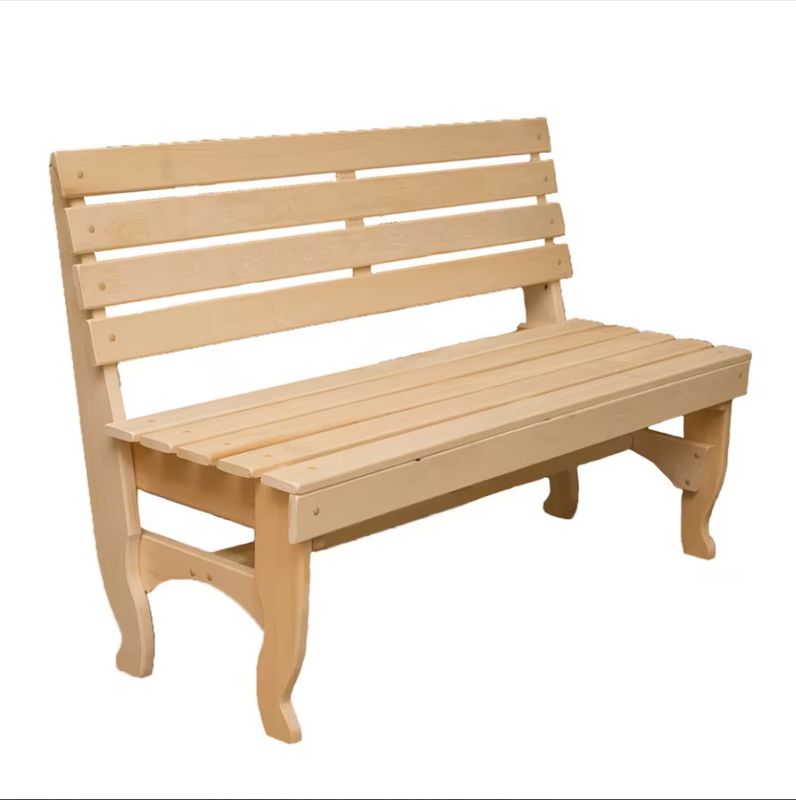 Скамейка со спинкой 1,0м. 75523/75520 (наличник)