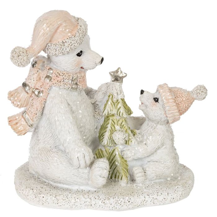 Фигурка "Медвежата" 811298 (9*5,5*9см)