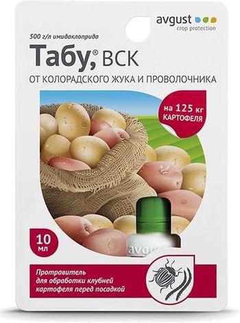 ТАБУ 10мл. (д/обработки клубней от колорадск.жука, проволочника ) Август