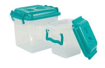 Контейнер  15л. квадр. с руч. М1023
