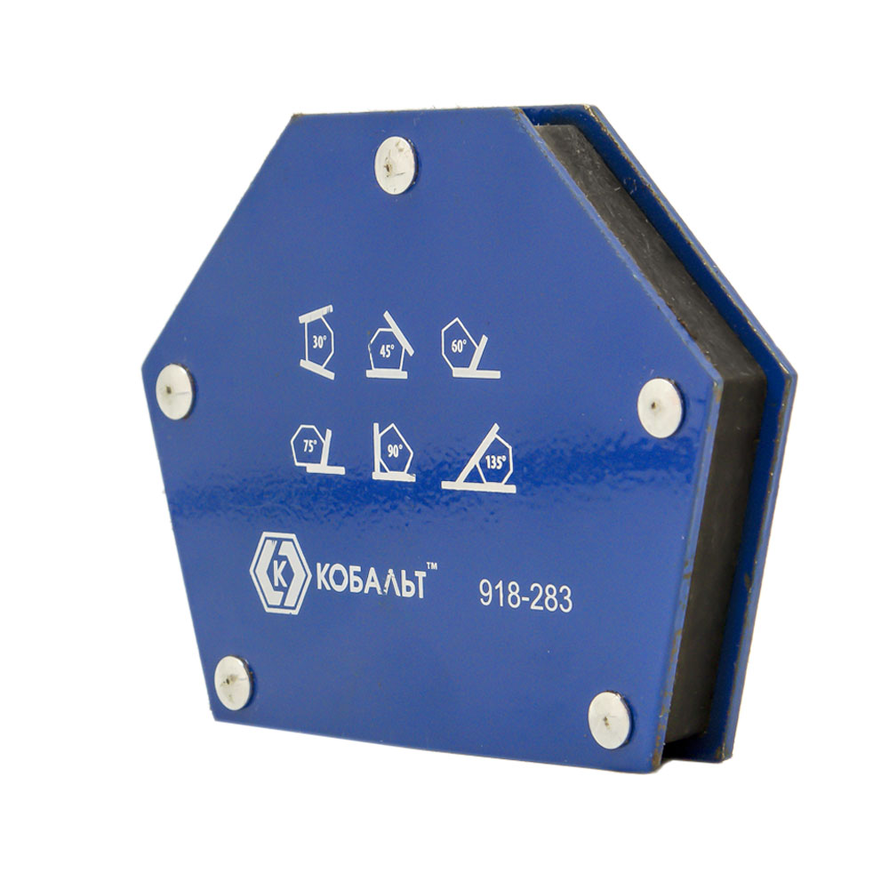 Угольник магнитный 115*90мм, 6 углов 918-283 КОБАЛЬТ