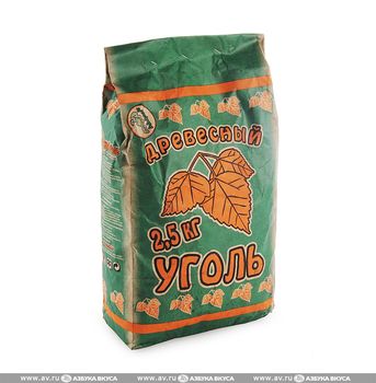 Уголь древесный  2,5кг.