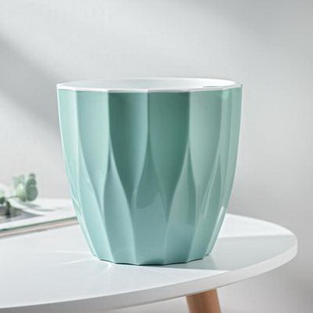 Кашпо ФЛЮТЕ 1,9л. со вставкой 1317 (нефрит) ДП