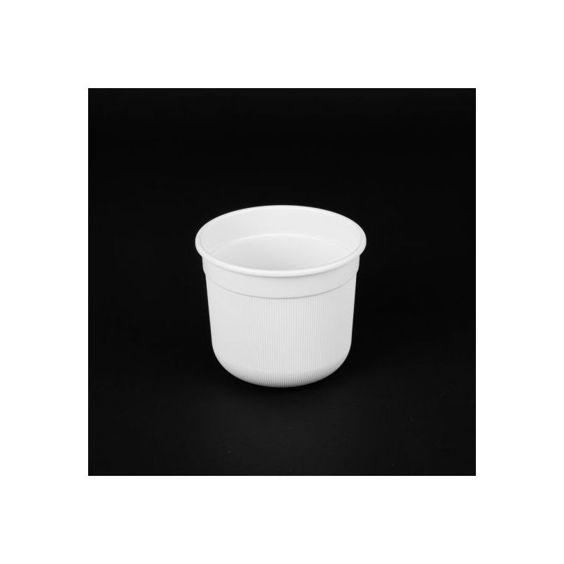 Горшок д/цв. "Сканди"  5л. М9153 с дренажной вставкой (белый)