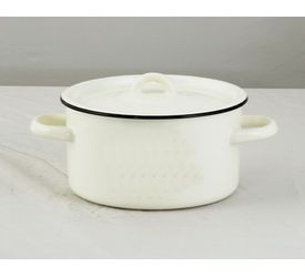 Кастрюля эмал.  1,5л. 2с15с(2с15/1) б\д Чер.