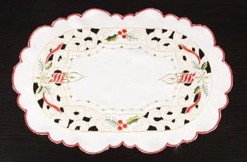 Салфетка в рул. Ажурная GRACE овал. 30*45см. 50шт. 1975 беж.