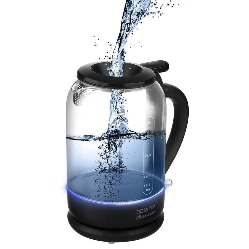 Чайник эл. POLARIS PWK 1753CGL 1,95кВт. 1,5л. стекло диск
