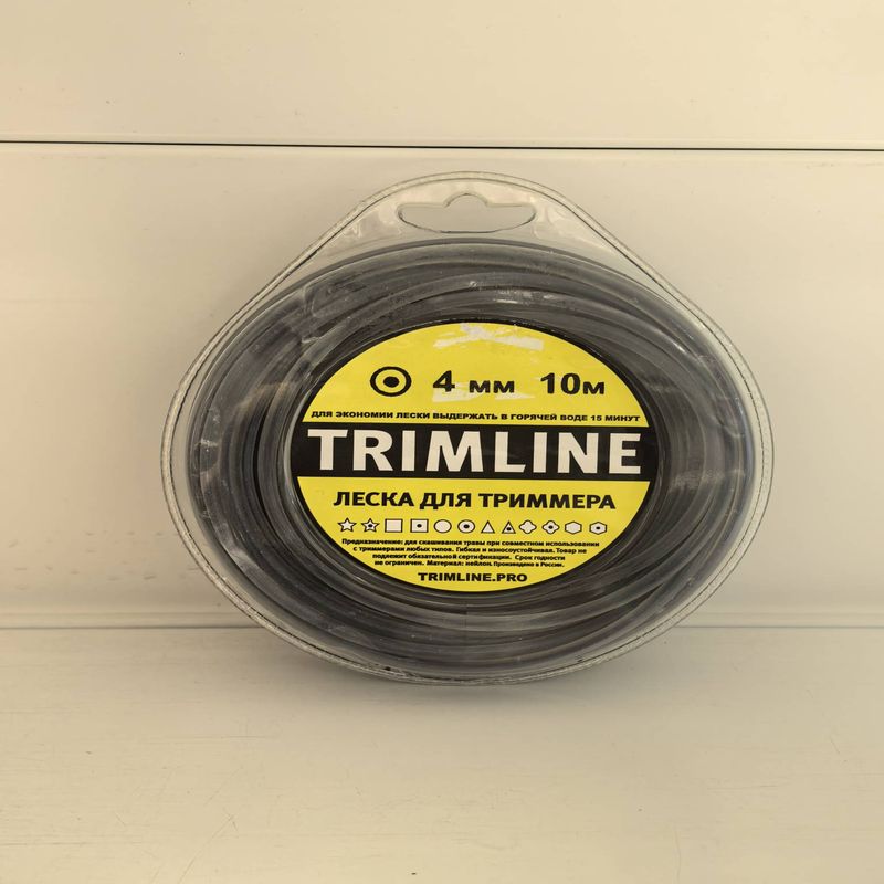 Леска Круглая d4,0мм. 10м. Duoline с сердечником  блистер ТЛ