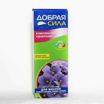 Удобрение жидкое ДОБРАЯ СИЛА (д/фиалок) 250мл. DS21010151 (Х)