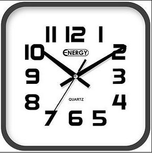 Часы настенные кварцевые ENERGY EC-08 квадр.