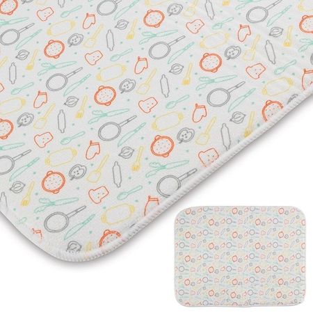 Коврик д/сушки посуды из микрофибры МDM-Promo-M 005491 (40*30см.) Скр.