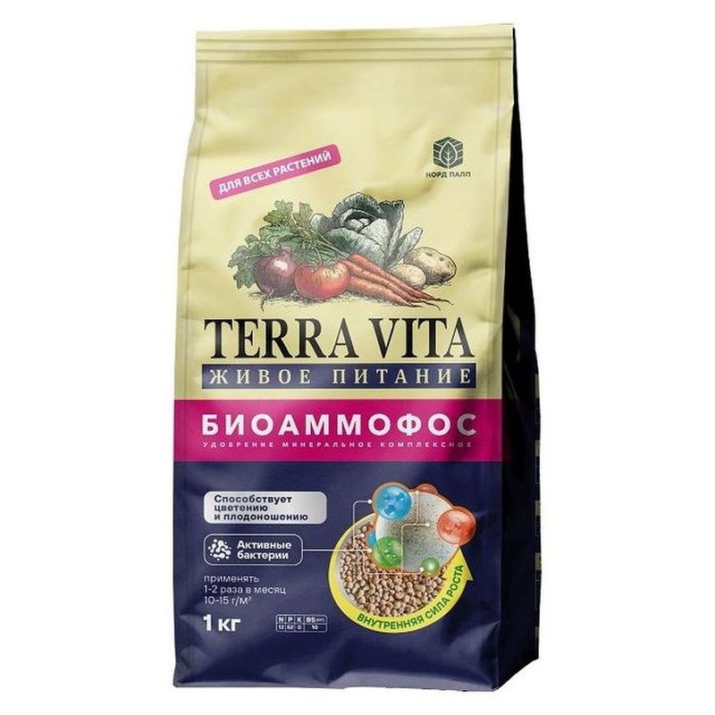 Биоаммофос TERRA VITA  1,0кг. 2611 Фарт