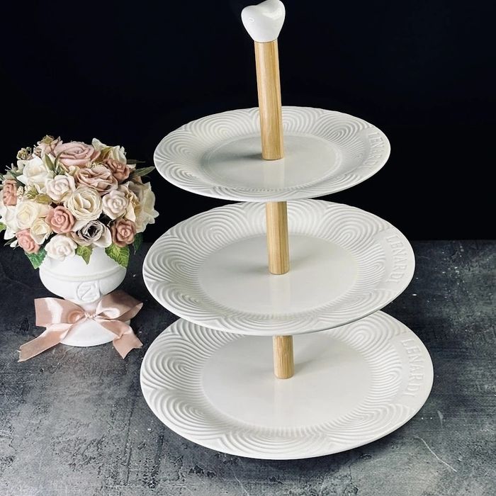 Ваза 3-х ярусн. 140-077 BAMBOO (подар. уп.)