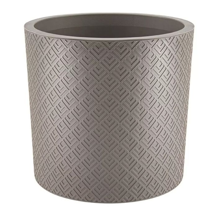 Кашпо ЭТНА  9,5л. d28см. с вставкой КН3184ФС (французский серый)