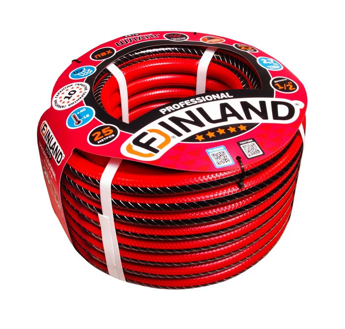 Шланг ПВХ "FINLAND" 1/2" 25м. 2579 3-х слойный