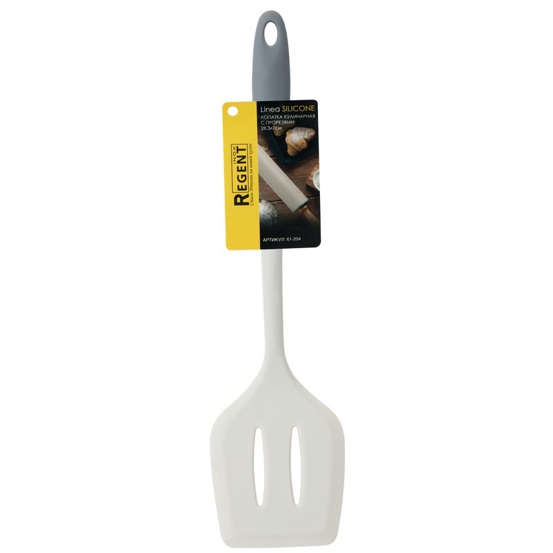 Лопатка с прорезями 61-204 (28,3*7см.) SILICONE