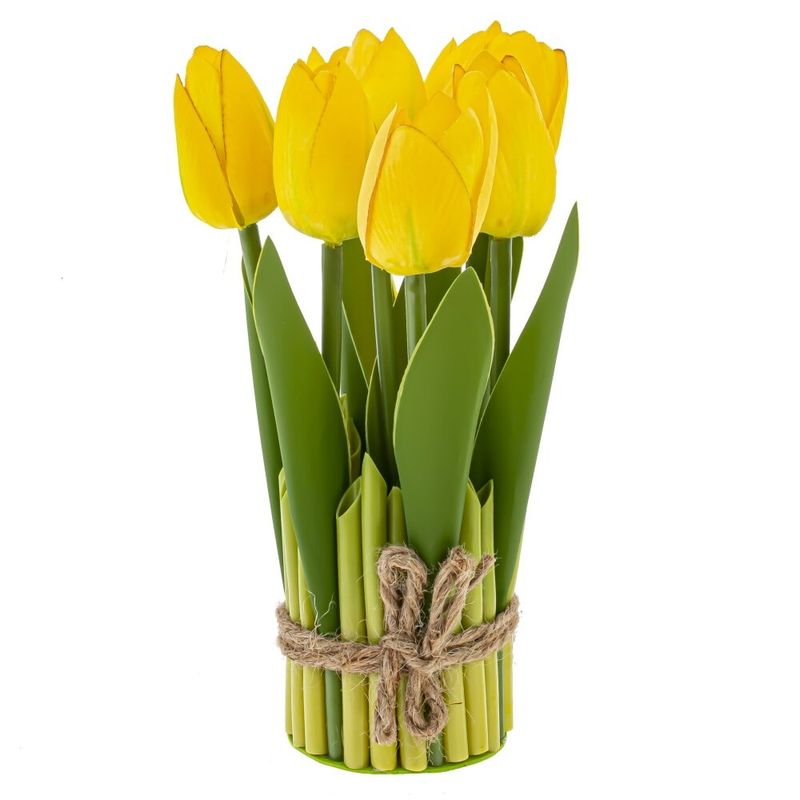 Цветочная композиция 817667 "Тюльпан" h=28см. (Р)