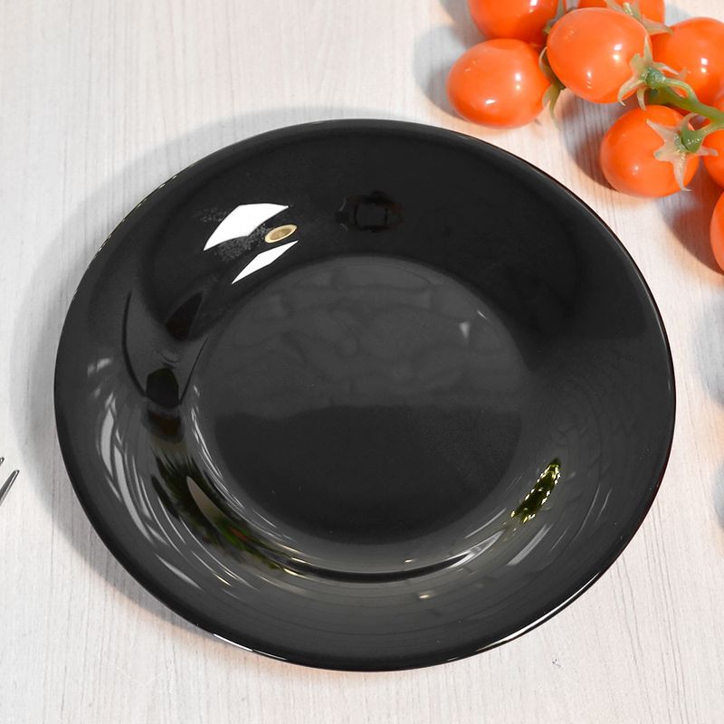 Тарелка десертная HLP-70 d=18см, Black (72шт./кор.)