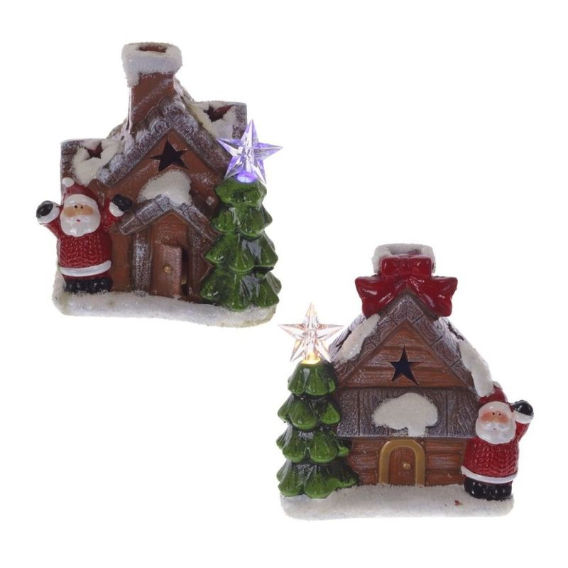 Фигурка "Домик" 237650 с подсветкой (14*7*14,5см.)