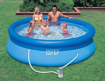 Бассейн 305*76см. EASY SET 28122 с надувной кромкой (3853л. насос с фильтром)Intex Бассейн 305*76см. EASY SET 28122 с надувной кромкой (3853л. насос с фильтром)Intex