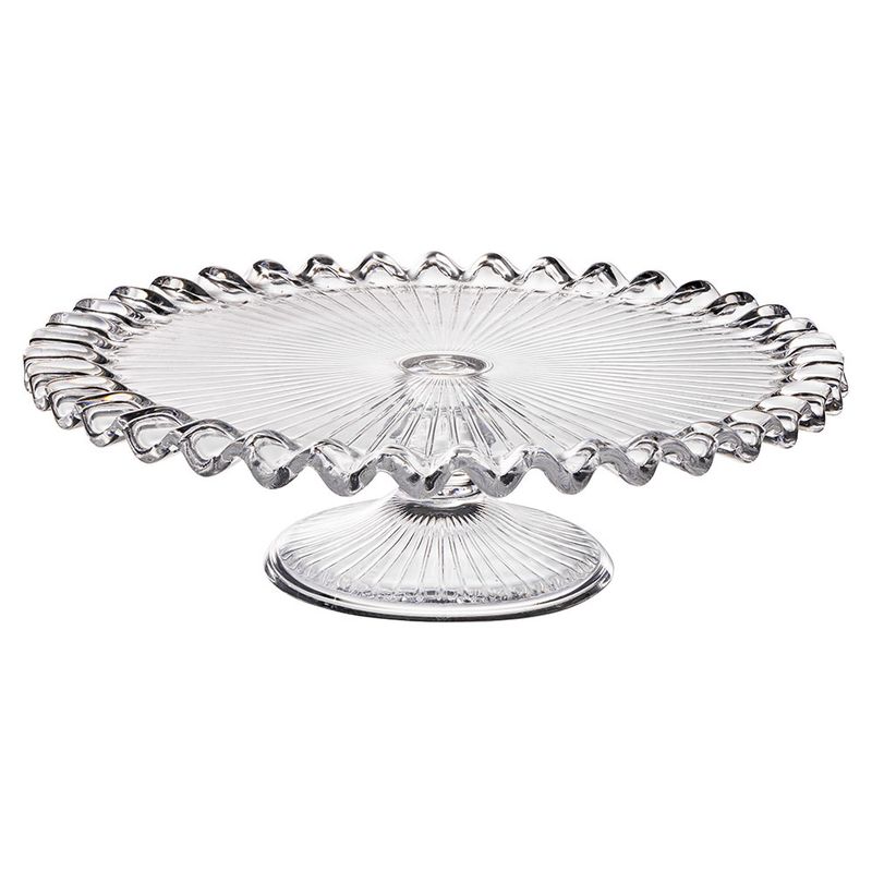 Тортовница 355-432 "WAVY" на ножке (d=25см h=7,5см. ВД