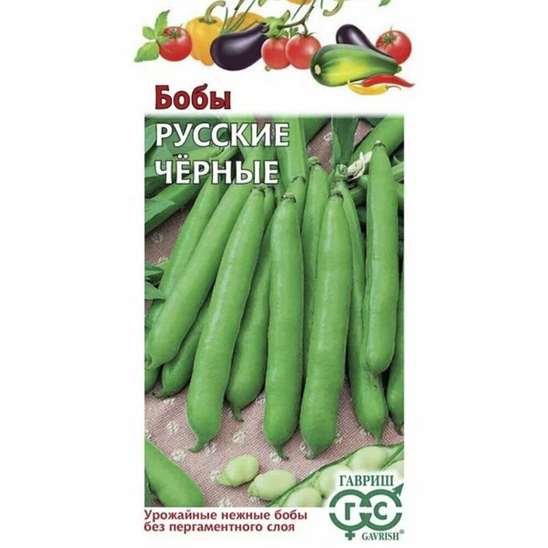 Бобы РУССКИЕ черные 10шт. (Гавриш)
