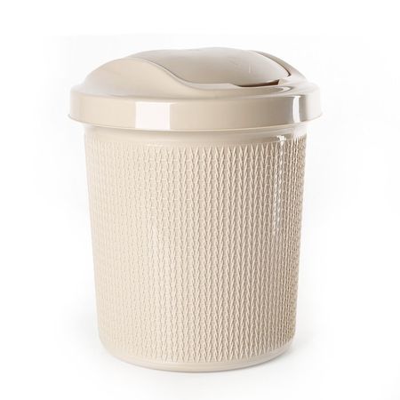Контейнер д/мусора 12л. "Ajyr" ПЦ4065 (Айвори)