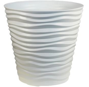 Кашпо ДЮНА 50л. d46см. КН3403Б (Белый)