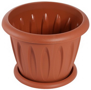 Горшок д/цв. "Фелиция" 10,4л. d320мм. (терракот) с подд. С106Т Мар.