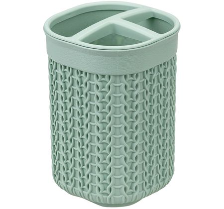 Подставка д/зубн. щеток ВЯЗАНИЕ КН2240Ф (фисташковый)