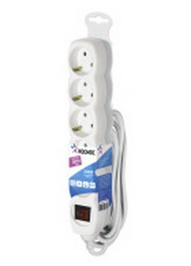 Удлинитель  3м. 5роз. с/з выкл. 16А "Космос"