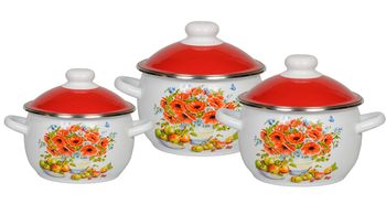 Набор №02 "Натюрморт" 6КН021М (3к.:л.) белоснежн. Чер